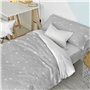 Parure de couette HappyFriday Basic Kids Gris Lit 1 persone 2 Pièces