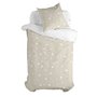 Parure de couette HappyFriday Basic Kids Beige Lit 1 persone 2 Pièces