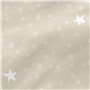 Couette rembourrée HappyFriday Basic Little Star Beige 105 x 200 cm