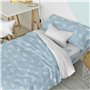 Parure de couette HappyFriday Basic Kids Bleu Lit 1 persone 2 Pièces