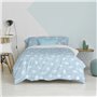 Parure de couette HappyFriday Basic Kids Bleu Lit 1 persone 2 Pièces