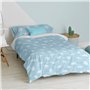 Parure de couette HappyFriday Basic Kids Bleu Lit 1 persone 2 Pièces