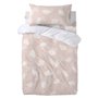 Parure de couette HappyFriday Basic Kids Rose Lit de bébé 2 Pièces