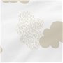 Coussin HappyFriday Basic Beige Étoile Nuages 50 x 50 cm