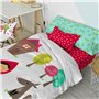 Parure de couette HappyFriday Mr Fox Grandma  Multicouleur Lit 1 persone 2 Pièces