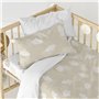 Parure de couette HappyFriday Basic Kids Beige Lit de bébé 2 Pièces