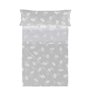 Jeu de draps HappyFriday Basic Kids Clouds Gris Lit 1 persone 180 x 270 cm 2 Pièces