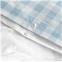 Parure de couette HappyFriday Basic Kids Bleu Lit 1 persone Vichy 2 Pièces