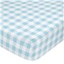 Drap housse HappyFriday BASIC KIDS Bleu 105 x 200 x 32 cm