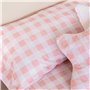 Parure de couette HappyFriday Basic Kids Rose Lit 1 persone Vichy 2 Pièces