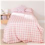 Parure de couette HappyFriday Basic Kids Rose Lit 1 persone Vichy 2 Pièces