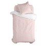 Parure de couette HappyFriday Basic Kids Rose Lit 1 persone Vichy 2 Pièces