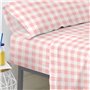 Drap housse HappyFriday BASIC KIDS Rose 105 x 200 x 32 cm