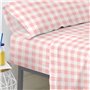 Drap housse HappyFriday BASIC KIDS Rose 90 x 200 x 32 cm