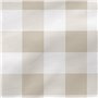 Drap housse HappyFriday Basic Kids Beige 60 x 120 x 14 cm Vichy