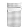 Housse de couette non rembourrée HappyFriday Basic Kids Vichy Gris 105 x 200 cm