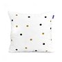 Housse de coussin HappyFriday Blanc Golden dots Multicouleur 2 Pièces