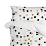 Taie d'oreiller HappyFriday Blanc Golden Dots Multicouleur 45 x 125 cm