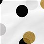 Taie d'oreiller HappyFriday Blanc Golden Dots Multicouleur 45 x 125 cm