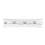 Taie d'oreiller HappyFriday Blanc My Love Multicouleur 45 x 155 cm