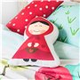 Coussin HappyFriday Mr Fox Multicouleur Chaperon Rouge 40 x 30 cm