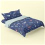 Housse de Couette HappyFriday Aware Sea party Multicouleur 260 x 220 cm