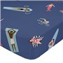 Drap housse HappyFriday AWARE Multicouleur 180 x 200 x 32 cm