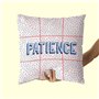 Housse de coussin HappyFriday Aware Patience Multicouleur 50 x 50 cm 2 Pièces