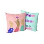 Housse de coussin HappyFriday Aware Me Multicouleur 50 x 50 cm 2 Pièces