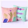 Housse de coussin HappyFriday Aware Me Multicouleur 50 x 50 cm 2 Pièces