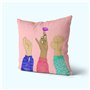 Housse de coussin HappyFriday Aware Me Multicouleur 50 x 50 cm 2 Pièces