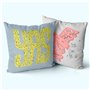 Housse de coussin HappyFriday Aware Yas Multicouleur 50 x 50 cm 2 Pièces