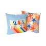 Housse de coussin HappyFriday Aware Do it  Multicouleur 50 x 50 cm 2 Pièces