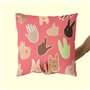 Housse de coussin HappyFriday Aware Good vibes  Multicouleur 50 x 50 cm 2 Pièces