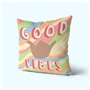 Housse de coussin HappyFriday Aware Good vibes  Multicouleur 50 x 50 cm 2 Pièces