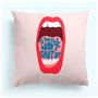 Housse de coussin HappyFriday Aware Lips Multicouleur 50 x 50 cm 2 Pièces