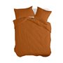 Housse de Couette HappyFriday BASIC Terre cuite 155 x 220 cm