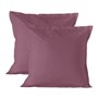 Taie d'oreiller HappyFriday BASIC Magenta 60 x 60 cm (2 Unités)