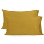 Taie d'oreiller HappyFriday BASIC Moutarde 50 x 75 cm (2 Unités)