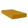 Drap housse HappyFriday BASIC KIDS Moutarde 105 x 200 x 32 cm