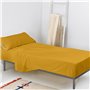 Drap housse HappyFriday BASIC KIDS Moutarde 105 x 200 x 32 cm