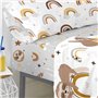 Drap housse HappyFriday MOSHI MOSHI Multicouleur 105 x 200 x 32 cm