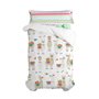 Parure de couette HappyFriday Moshi Moshi Cute Llamas Multicouleur 2 Pièces