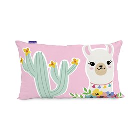 Housse de coussin HappyFriday Moshi Moshi Cute Llamas Multicouleur 50 x 30 cm