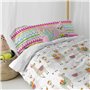 Housse de coussin HappyFriday Moshi Moshi Cute Llamas Multicouleur 50 x 30 cm