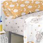 Drap housse HappyFriday MOSHI MOSHI Multicouleur 105 x 200 x 32 cm