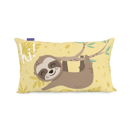 Housse de coussin HappyFriday Moshi Moshi Happy Sloth Multicouleur 50 x 30 cm