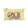 Housse de coussin HappyFriday Moshi Moshi Happy Sloth Multicouleur 50 x 30 cm