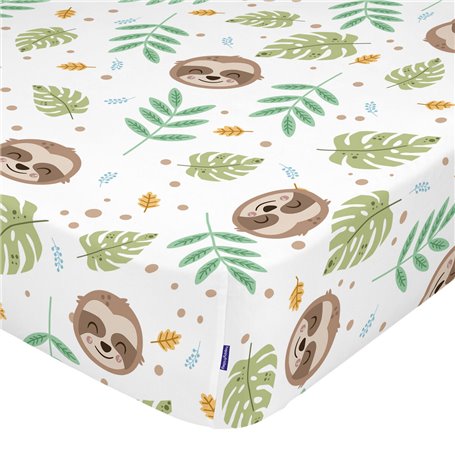 Drap housse HappyFriday MOSHI MOSHI Multicouleur 105 x 200 x 32 cm