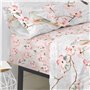 Drap housse HappyFriday Ohara Multicouleur 180 x 200 x 32 cm